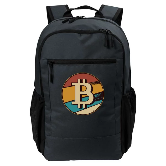 Bitcoin Retro Logo Daily Commute Backpack