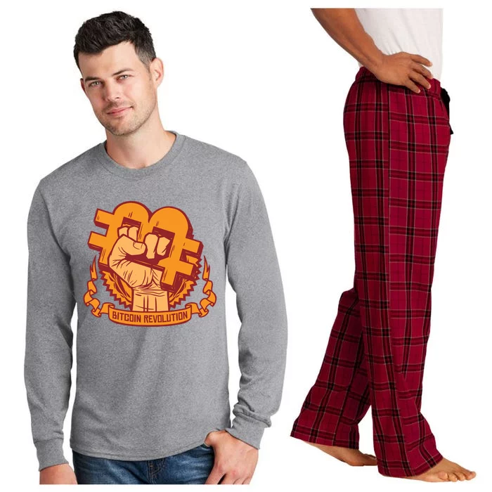 Bitcoin Revolution Long Sleeve Pajama Set