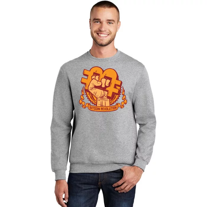 Bitcoin Revolution Tall Sweatshirt