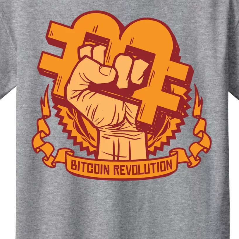 Bitcoin Revolution Kids T-Shirt