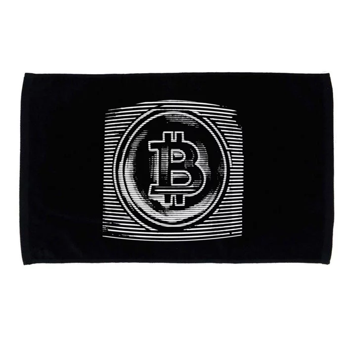 Bitcoin Static Logo Microfiber Hand Towel