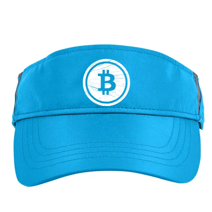 Bitcoin Symbol Adult Drive Performance Visor