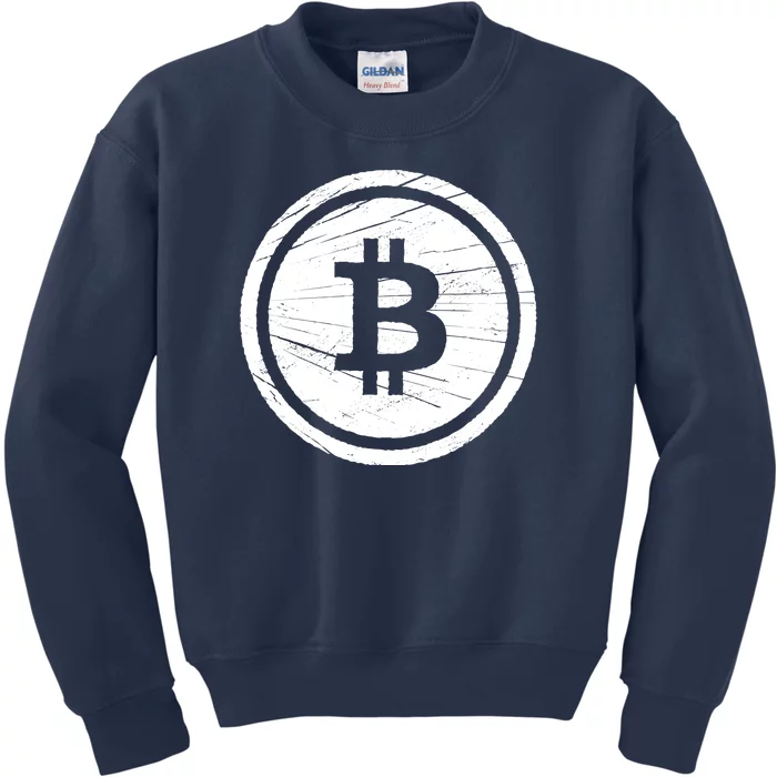 Bitcoin Symbol Kids Sweatshirt