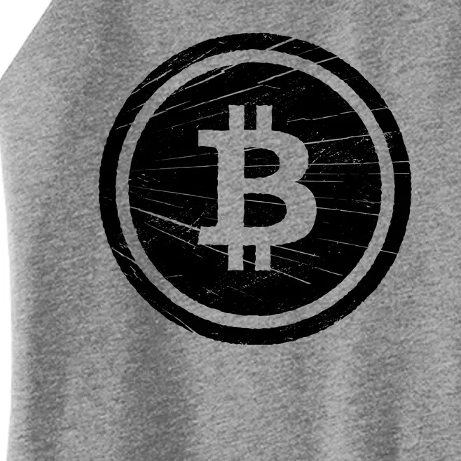 Bitcoin Symbol Women’s Perfect Tri Rocker Tank