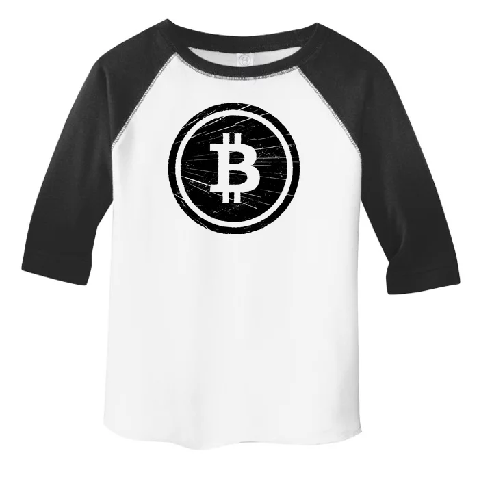 Bitcoin Symbol Toddler Fine Jersey T-Shirt