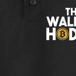 Bitcoin The Walking Holder Dry Zone Grid Performance Polo