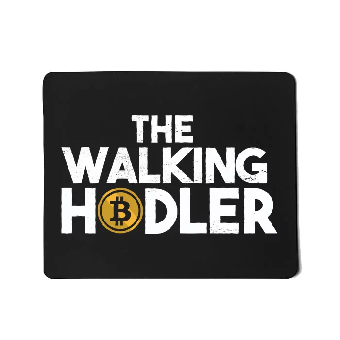 Bitcoin The Walking Holder Mousepad