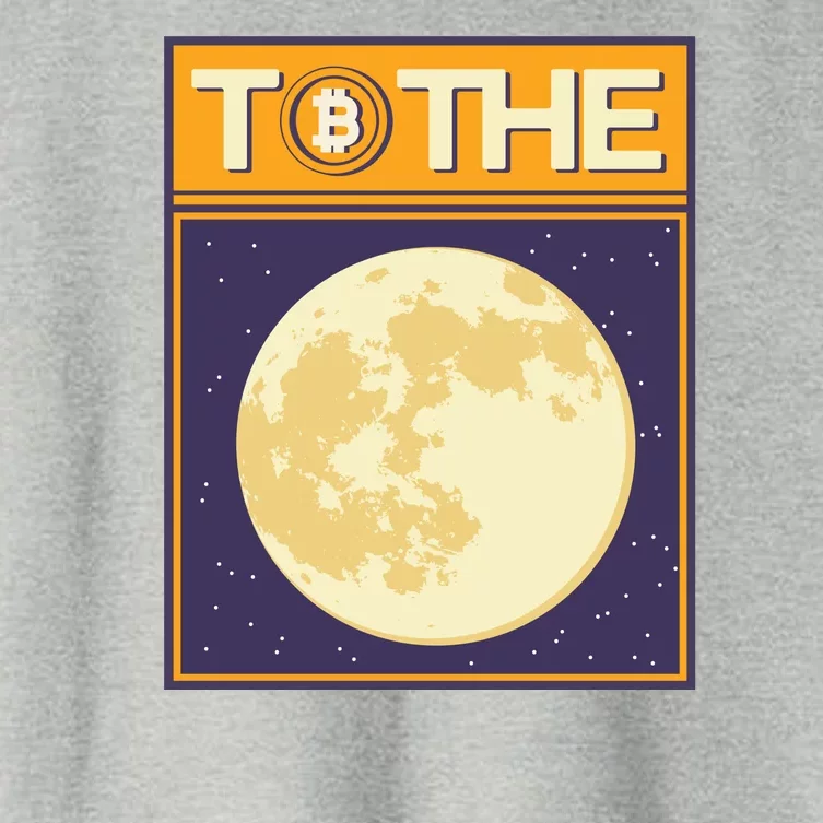 Bitcoin To The Moon Women's Crop Top Tee