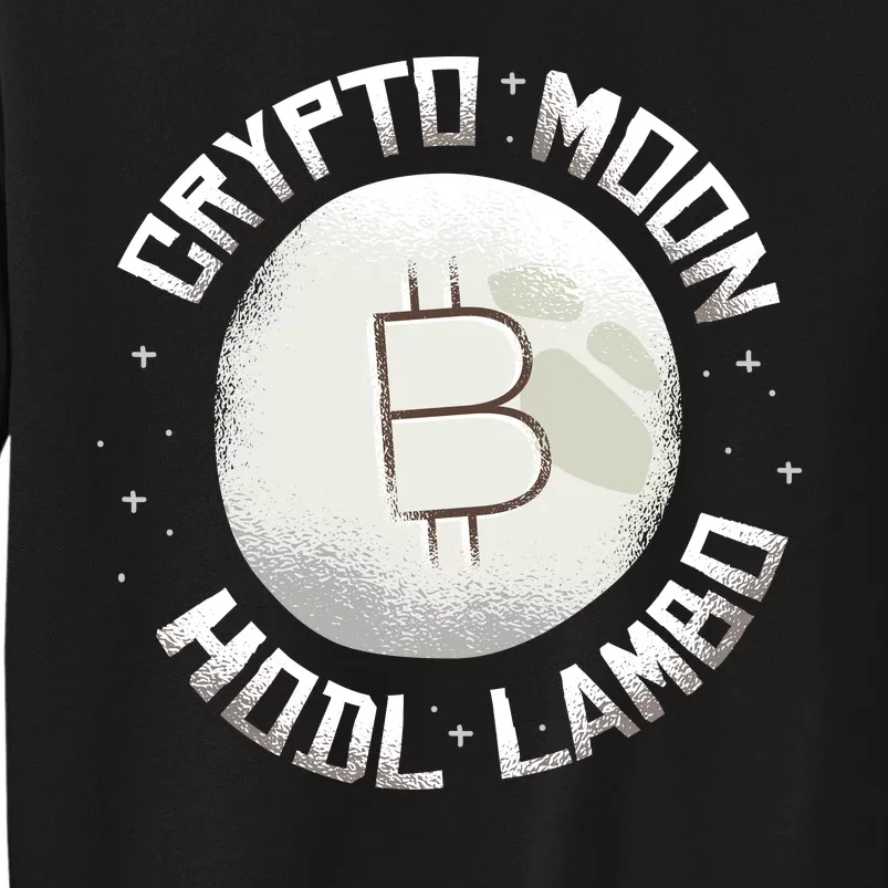 Bitcoin to the Moon Hodl Lambo Crypto Currency Sweatshirt