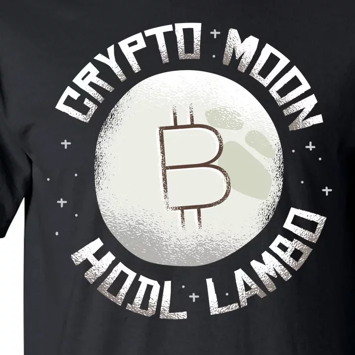 Bitcoin to the Moon Hodl Lambo Crypto Currency Tall T-Shirt