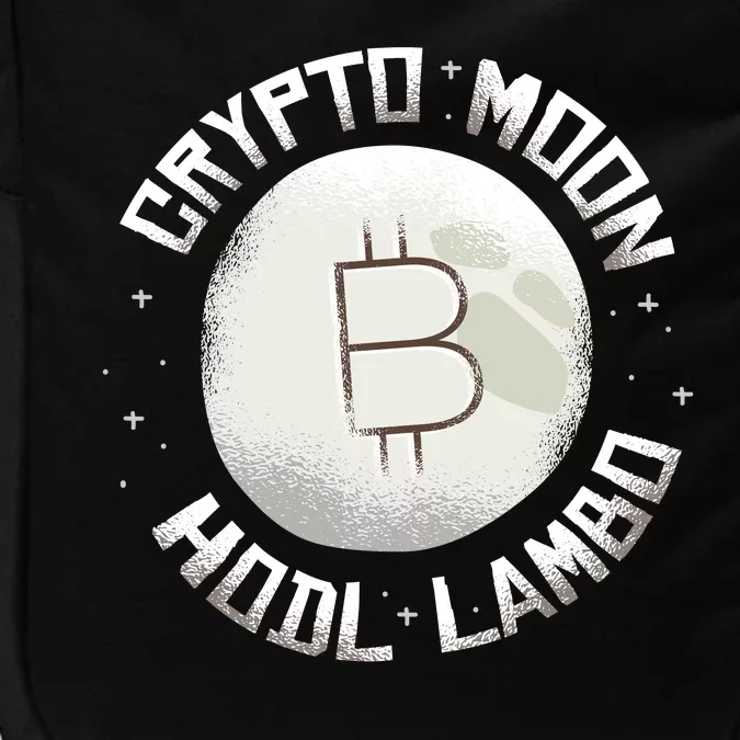 Bitcoin to the Moon Hodl Lambo Crypto Currency Impact Tech Backpack