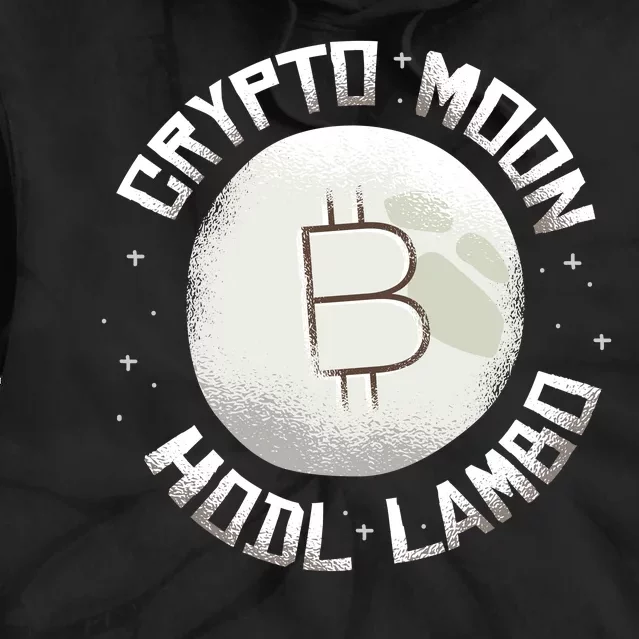 Bitcoin to the Moon Hodl Lambo Crypto Currency Tie Dye Hoodie