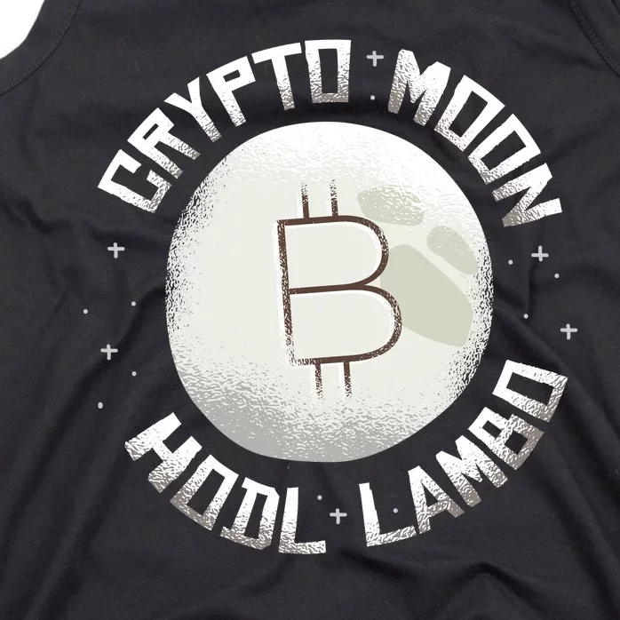 Bitcoin to the Moon Hodl Lambo Crypto Currency Tank Top