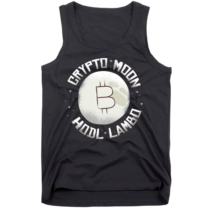 Bitcoin to the Moon Hodl Lambo Crypto Currency Tank Top