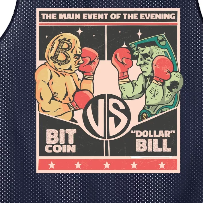 Bitcoin Vs Dollar Mesh Reversible Basketball Jersey Tank