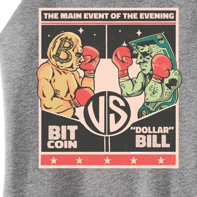 Bitcoin Vs Dollar Women’s Perfect Tri Rocker Tank