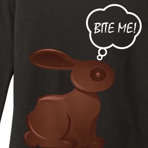 Bite Me! Womens CVC Long Sleeve Shirt