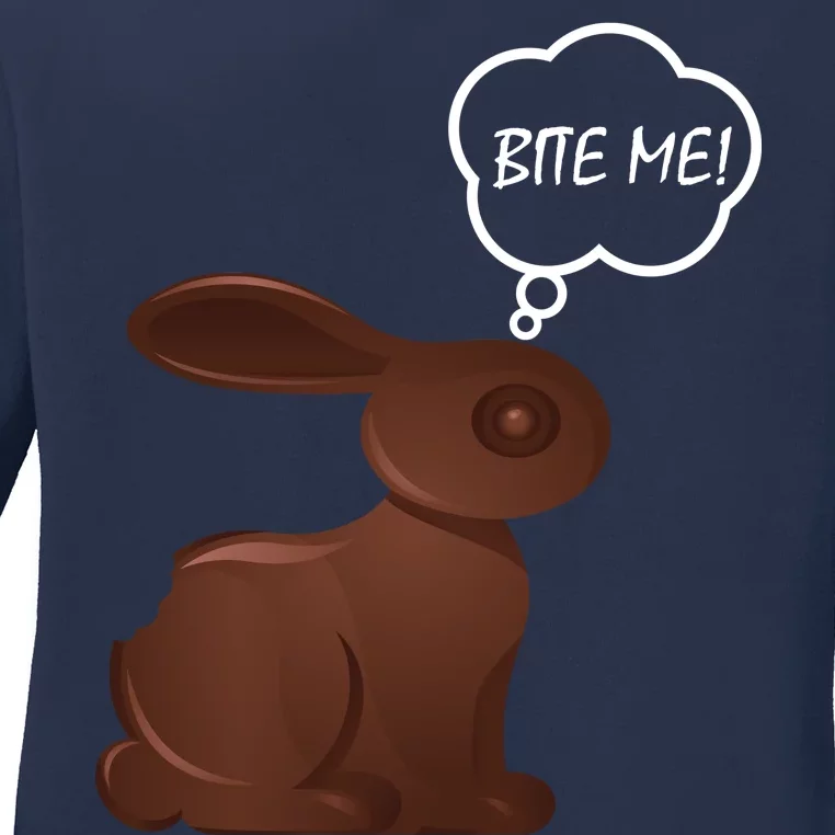 Bite Me! Ladies Long Sleeve Shirt