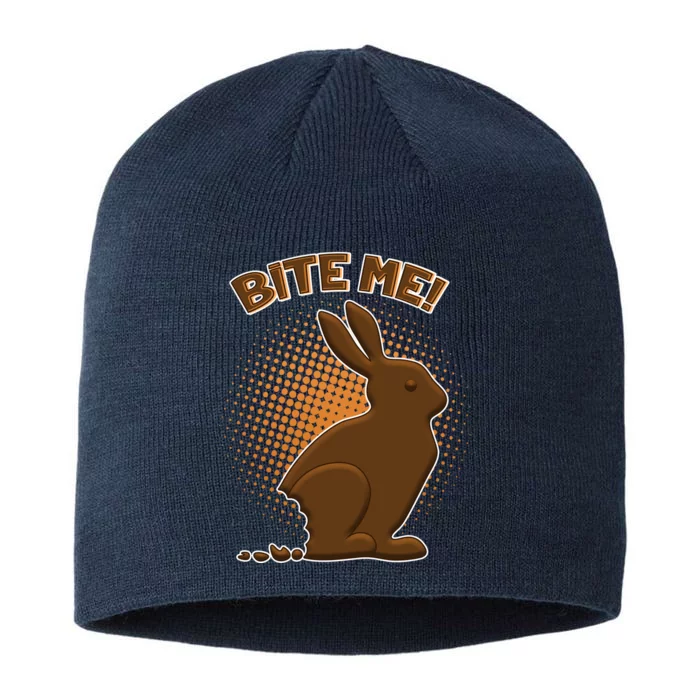 Bite Me! Chocolate Easter Bunny 8 1/2in Sustainable Knit Beanie