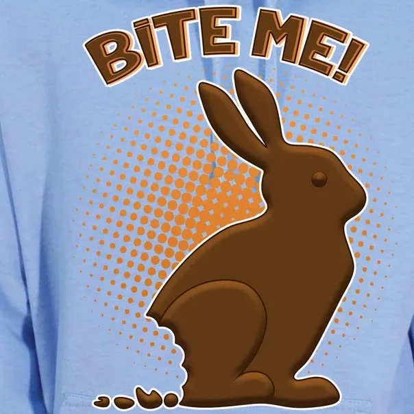 Bite Me! Chocolate Easter Bunny Unisex Surf Hoodie