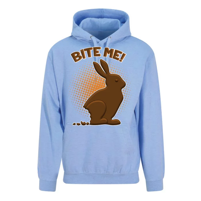 Bite Me! Chocolate Easter Bunny Unisex Surf Hoodie