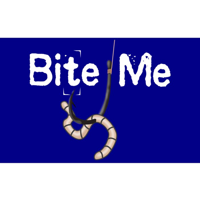 Bite Me Fish Hook Bumper Sticker