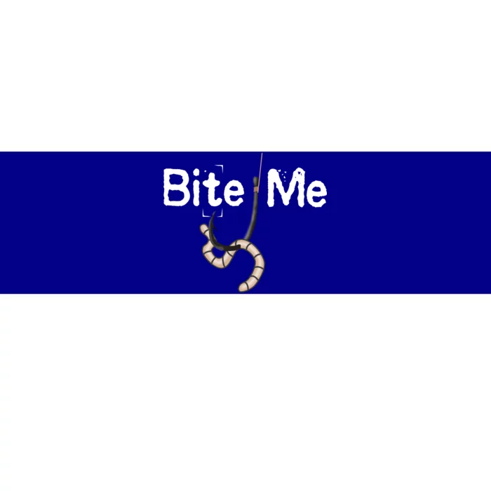 Bite Me Fish Hook Bumper Sticker