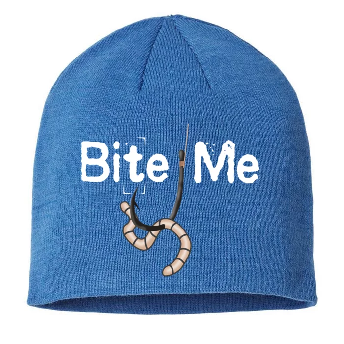 Bite Me Fish Hook 8 1/2in Sustainable Knit Beanie