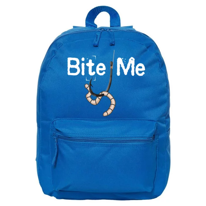 Bite Me Fish Hook 16 in Basic Backpack