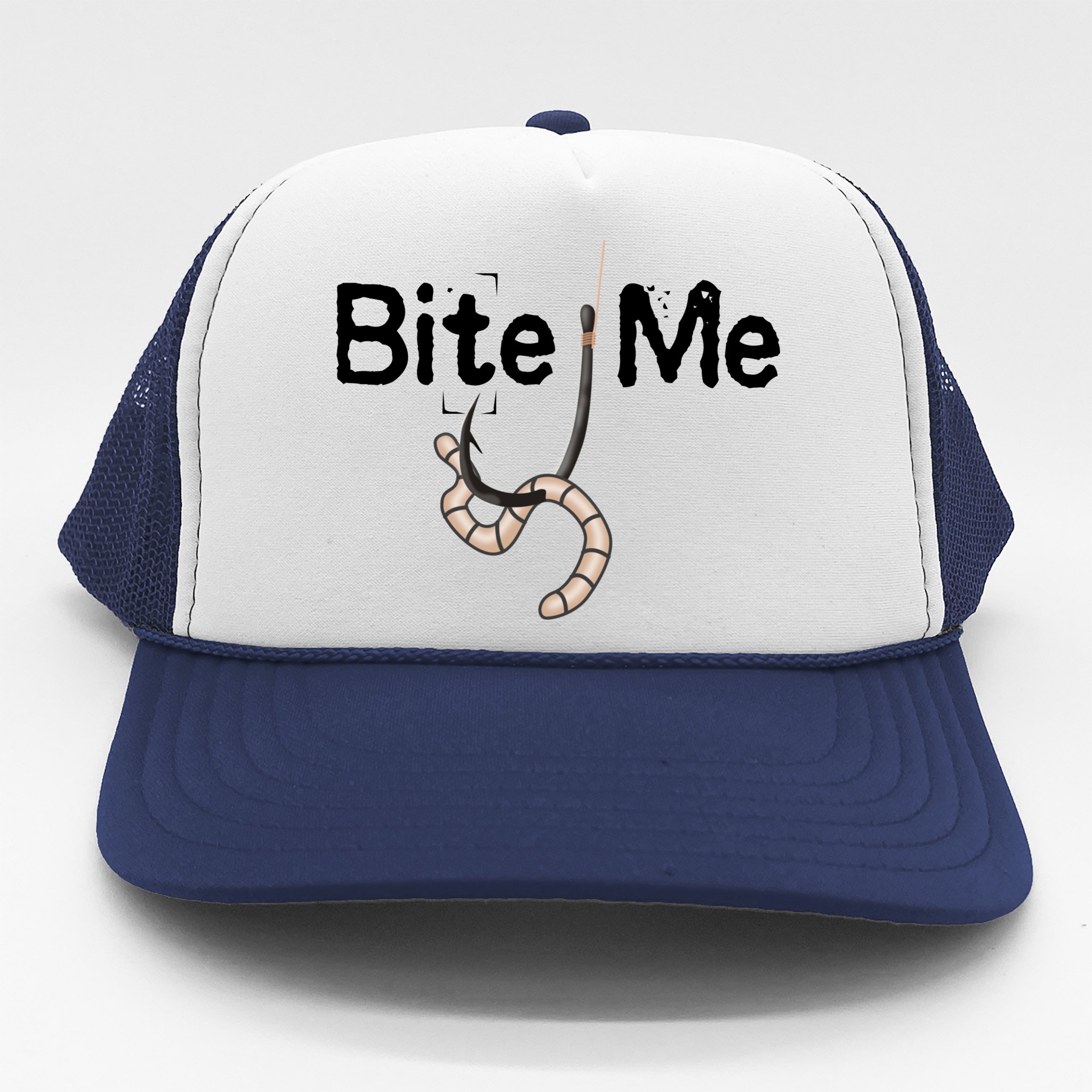 Bite Me Fish Hook Trucker Hat