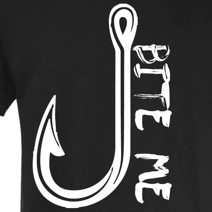 Bite Me Fishing Hook Garment-Dyed Heavyweight T-Shirt