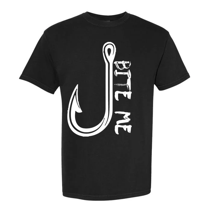 Bite Me Fishing Hook Garment-Dyed Heavyweight T-Shirt