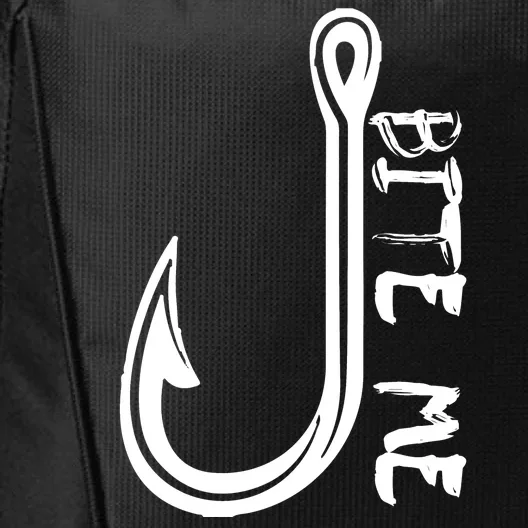 Bite Me Fishing Hook City Backpack