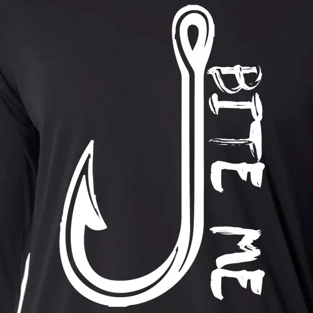 Bite Me Fishing Hook Cooling Performance Long Sleeve Crew