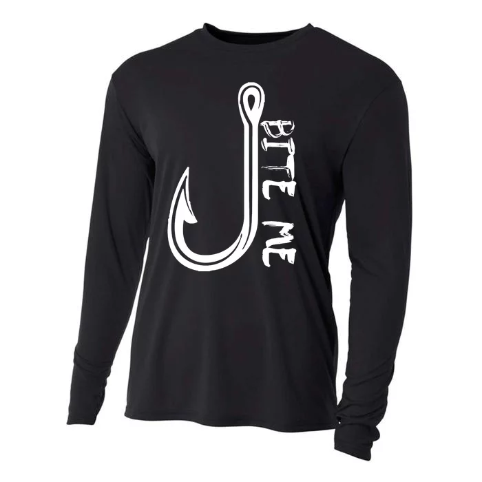 Bite Me Fishing Hook Cooling Performance Long Sleeve Crew