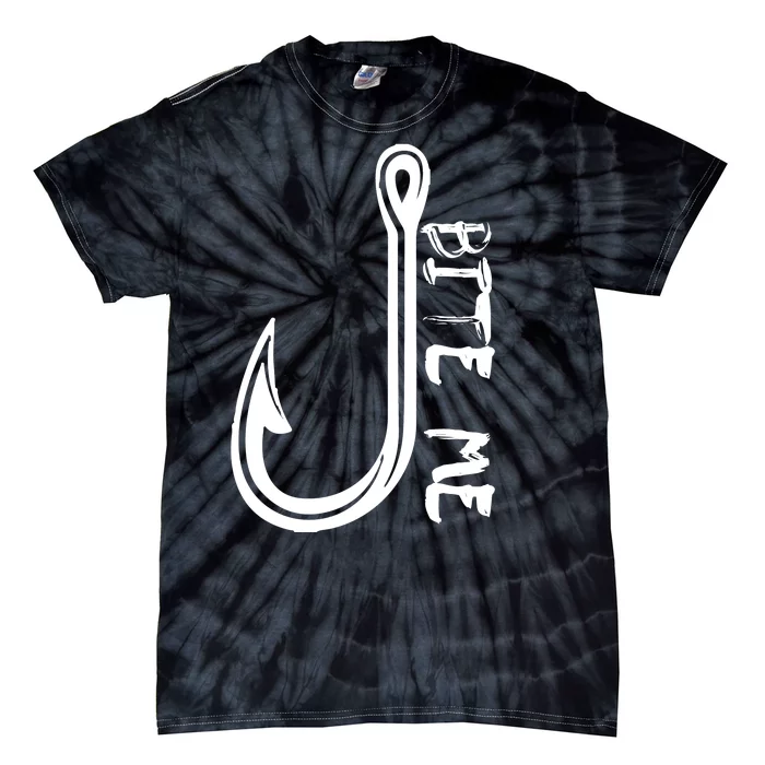 Bite Me Fishing Hook Tie-Dye T-Shirt