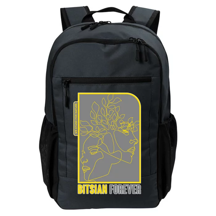 Bitsian Forever We Stand For Nature Daily Commute Backpack