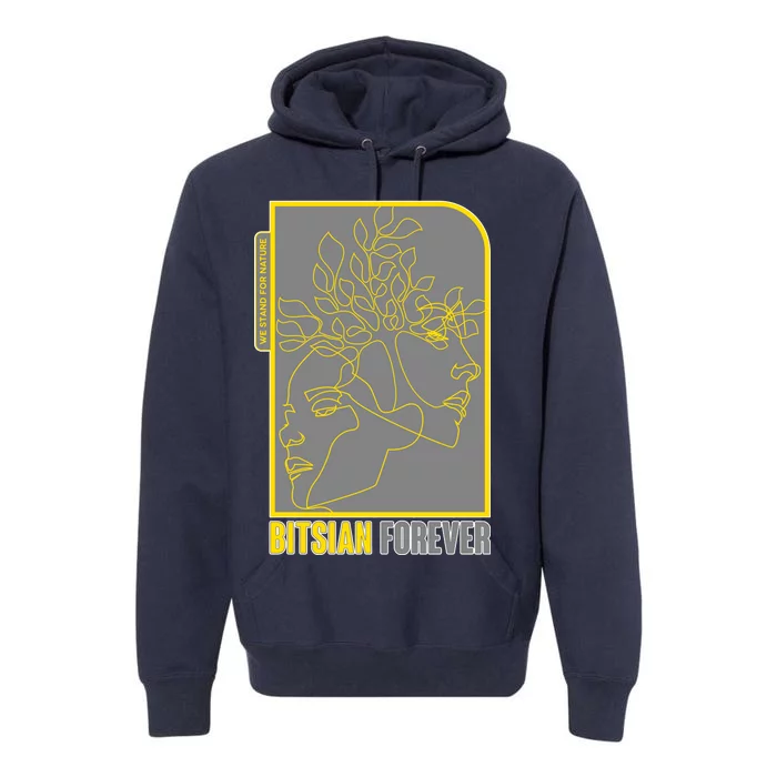 Bitsian Forever We Stand For Nature Premium Hoodie