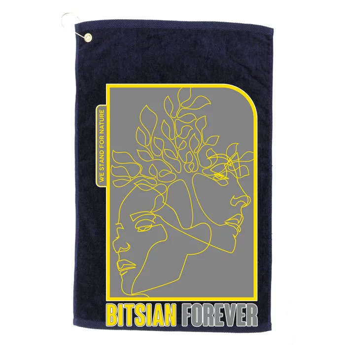 Bitsian Forever We Stand For Nature Platinum Collection Golf Towel