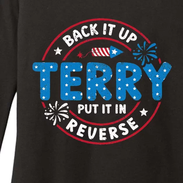 Back It Up Terry Put It In Reverse Funny 4th Of July Womens CVC Long Sleeve Shirt