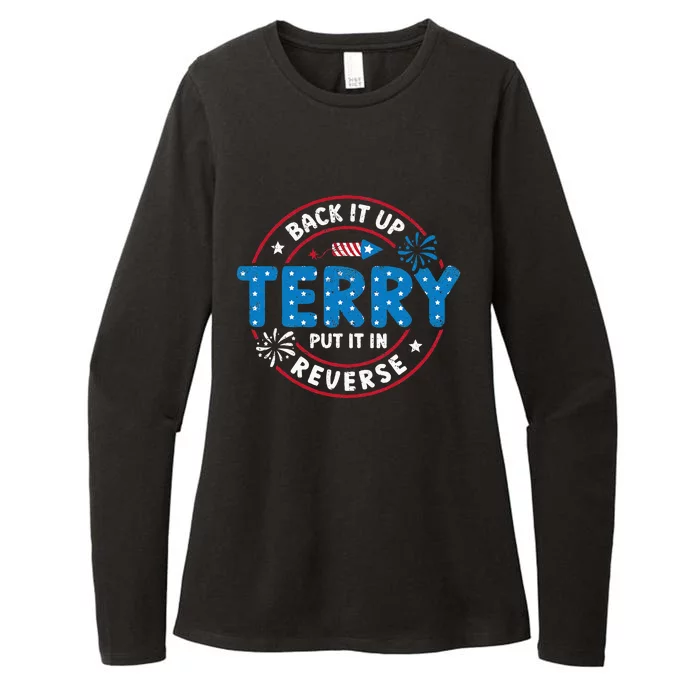 Back It Up Terry Put It In Reverse Funny 4th Of July Womens CVC Long Sleeve Shirt