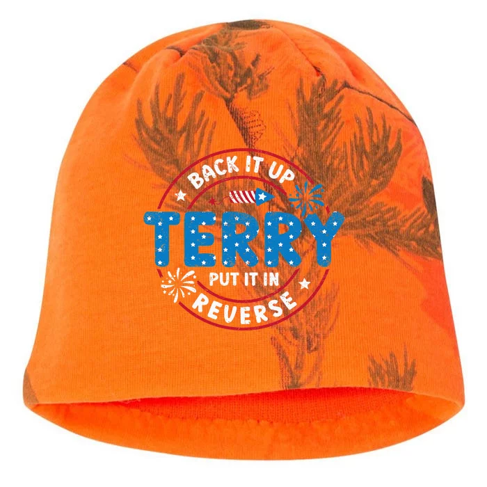 Back It Up Terry Put It In Reverse Funny 4th Of July Kati - Camo Knit Beanie