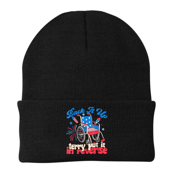 Back It Up Terry Put It In Reverse Firework 4th Of July Knit Cap Winter Beanie