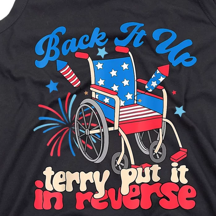 Back It Up Terry Put It In Reverse Firework 4th Of July Tank Top