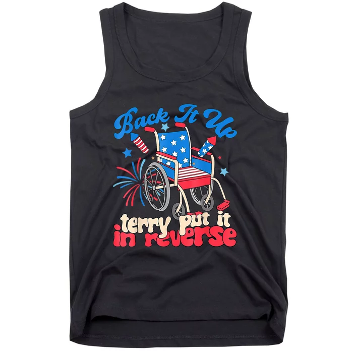 Back It Up Terry Put It In Reverse Firework 4th Of July Tank Top