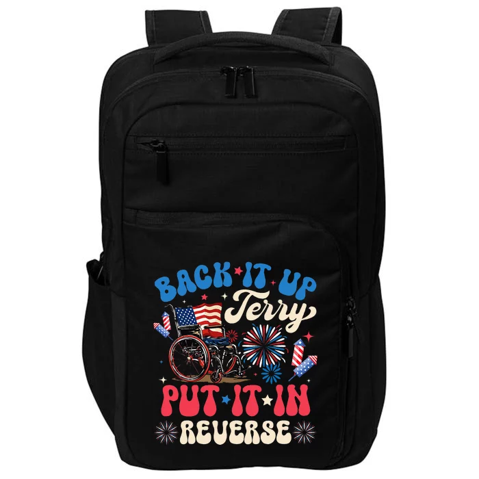 Back It Up Terry Put It In Reverse Firework 4th Of July Impact Tech Backpack