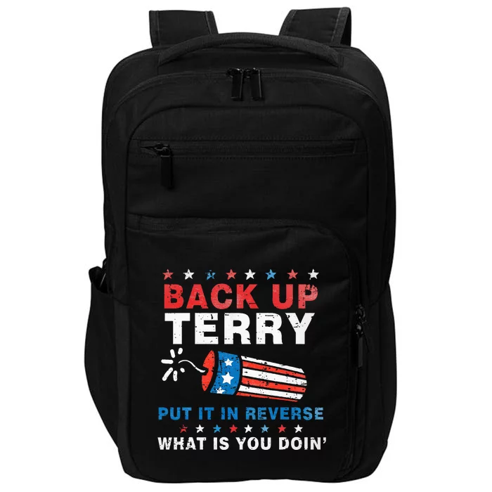 Back It Up Terry Put It In Reverse July 4th Fireworks Terry Impact Tech Backpack