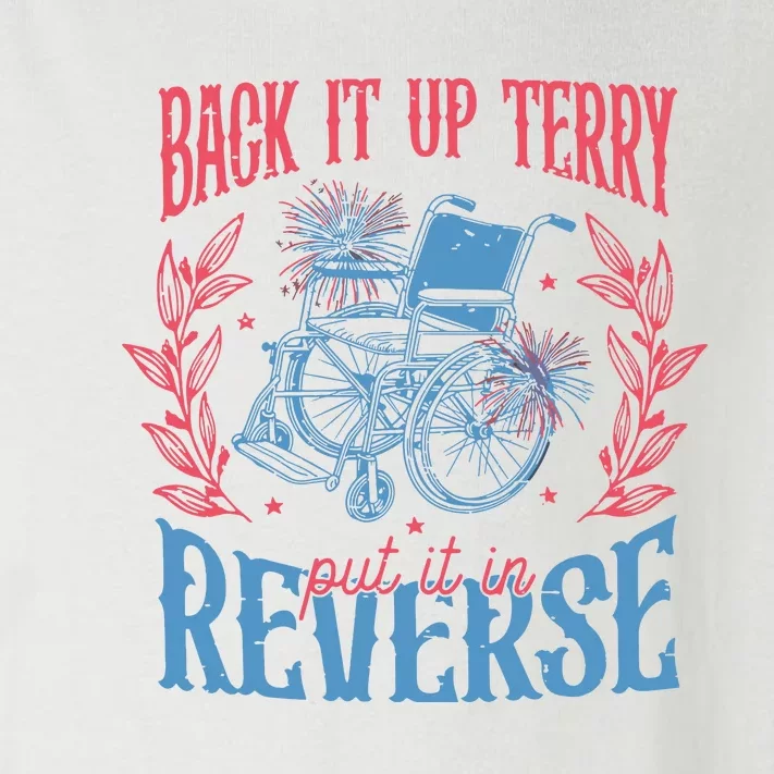 Back It Up Terry Put In Reverse 4th Of July Toddler Long Sleeve Shirt