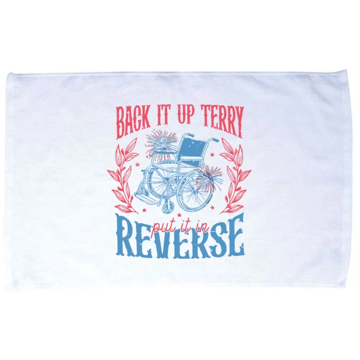 Back It Up Terry Put In Reverse 4th Of July Microfiber Hand Towel