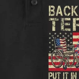 Back It Up Terry Put It In Reverse Firework Usa 4th Of July Dry Zone Grid Performance Polo